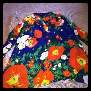 New Directions Floral Print Blouse, size 3X